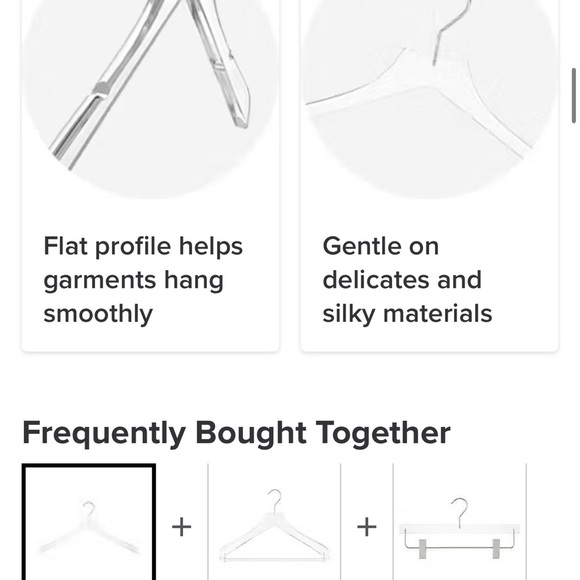 The Container Store Acrylic Hangers - Picture 5 of 5